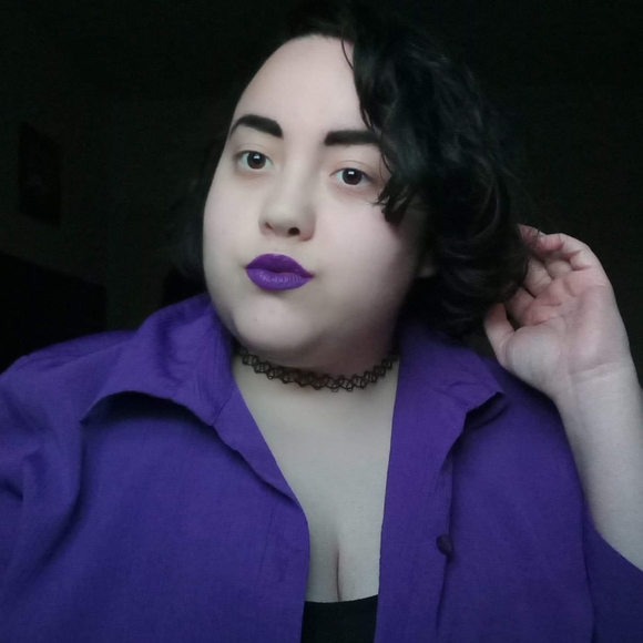 πPurple top size large / casual - Picture 5 of 7